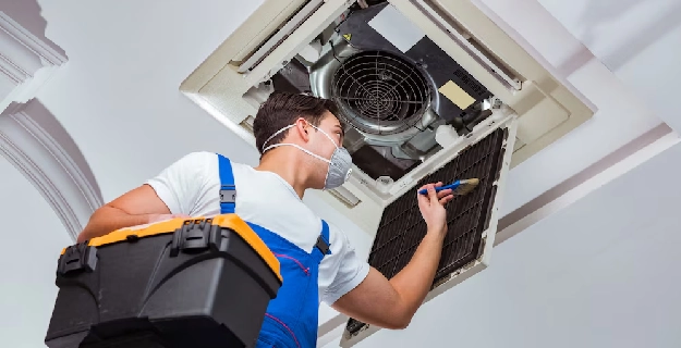 HVAC Duct Cleaning Equipment in Action